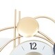 preview thumbnail 8 of 9, Big Metal Wall Clock Battery Operated 3D Silent Modern Art Clock - 28x20x2.36in