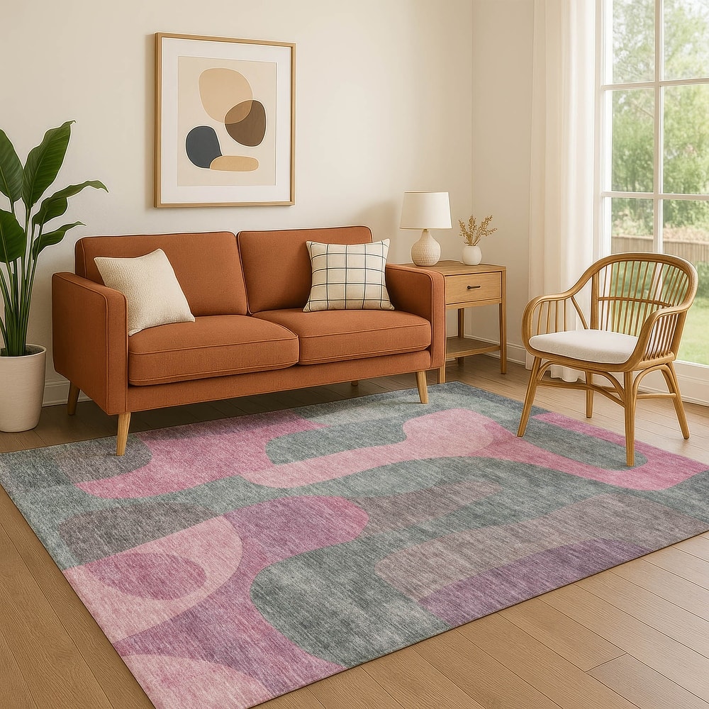 Premium Washable Super Soft Contemporary Siena Mayfield Rug