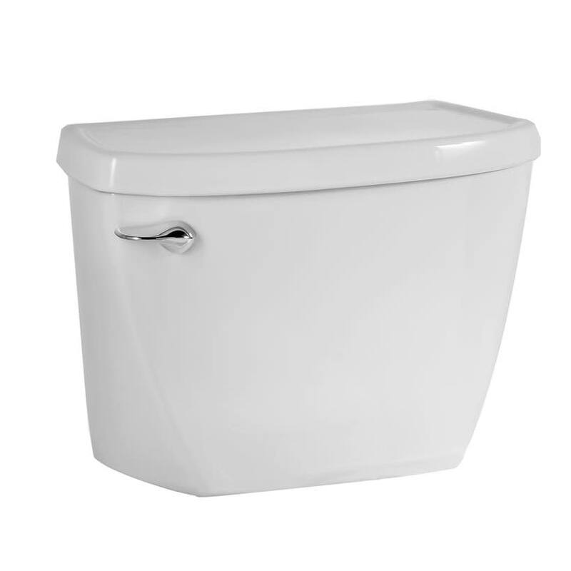 American Standard Cadet 1.6 GPF Toilet Tank Only with Left Mounted - White