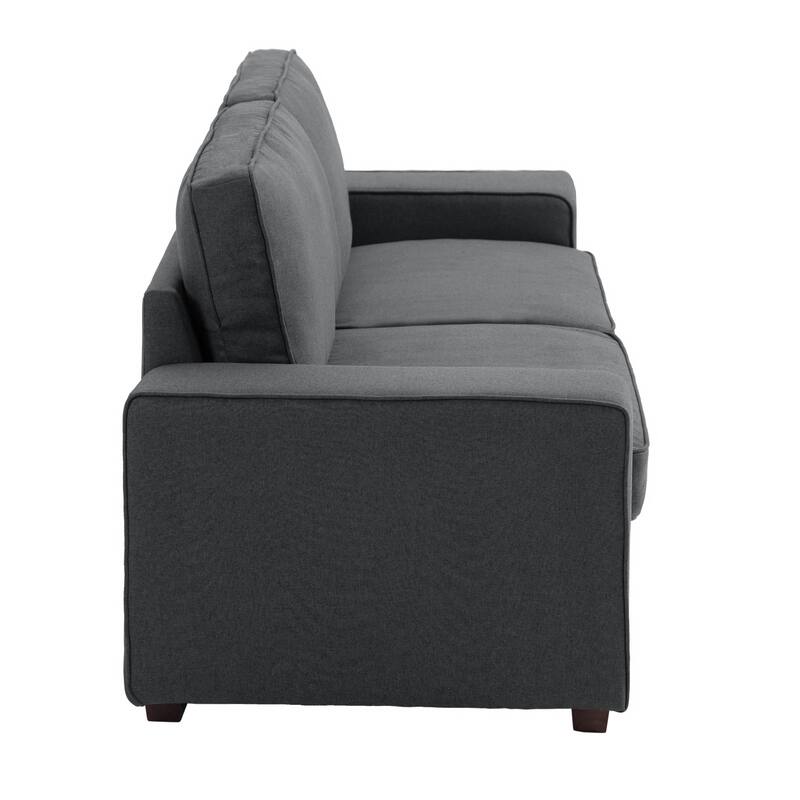 80" Linen 3-Seat Sofa Living Room Loveseat