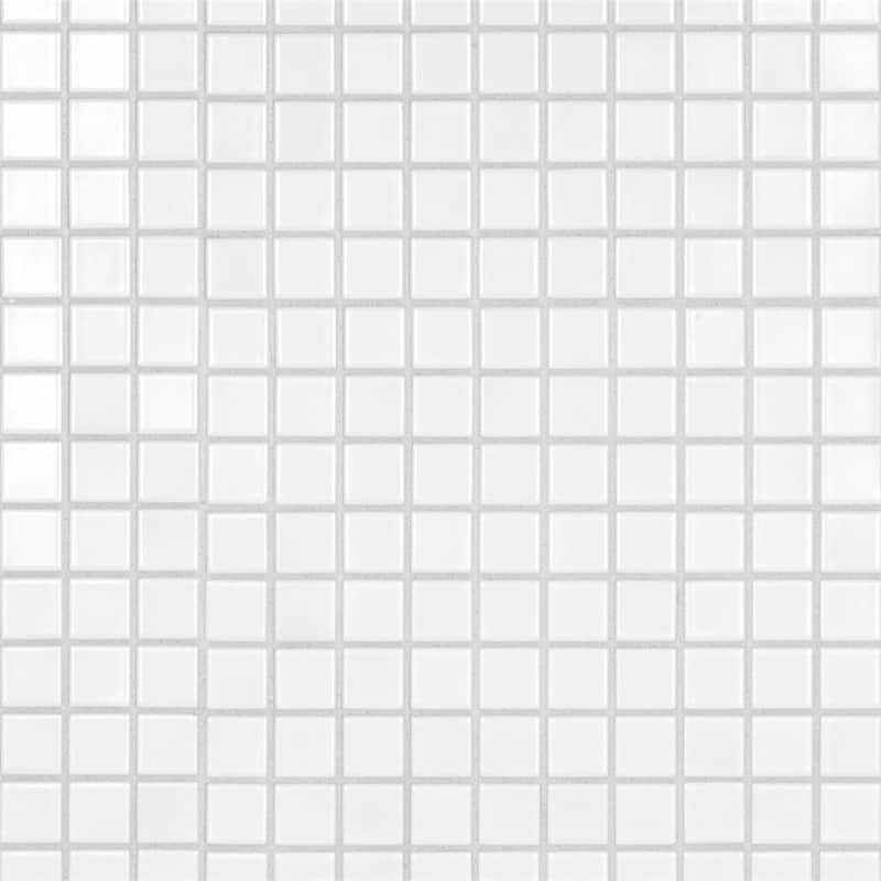 Merola Tile Metro 1" Square Matte White 10-3/4" x 11-3/4" Porcelain Floor and Wall Tile