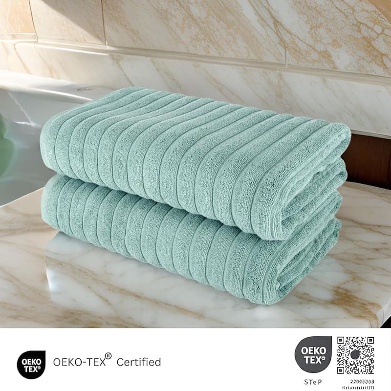 Brampton 2 Piece Luxury Turkish Cotton Jumbo Bath Sheets