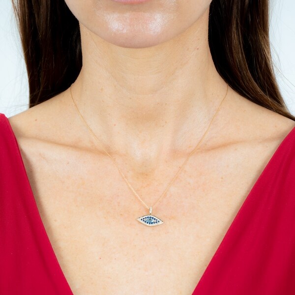 evil eye necklace tiffany TGS A.A