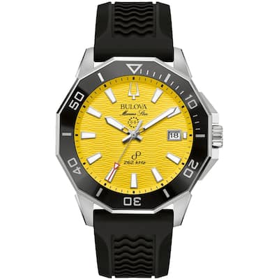 Bulova Men's Marine Star Series C Yellow Dial Watch - 96B431 - 6 (36)