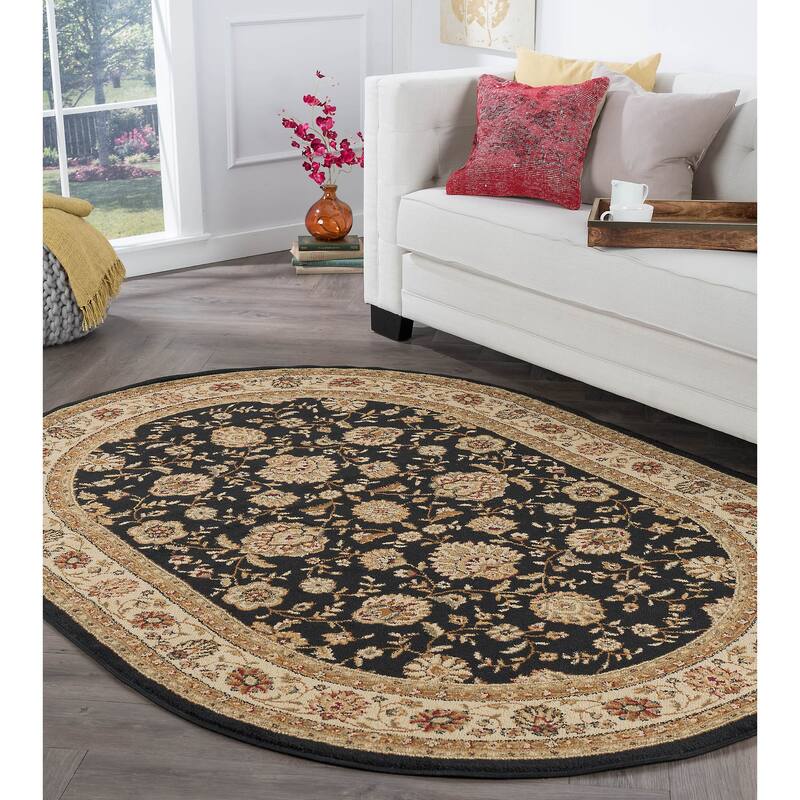Rhythm Transitional Floral Indoor Area Rug