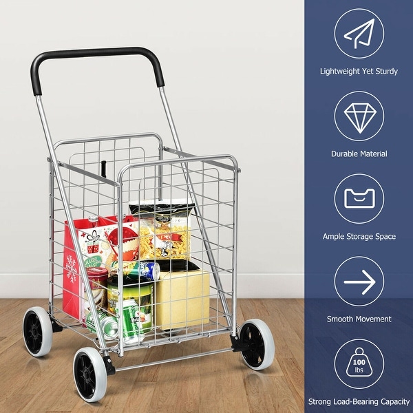 2 wheel clearance folding grocery cart