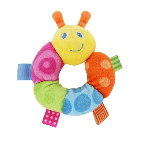 caterpillar rattle toy