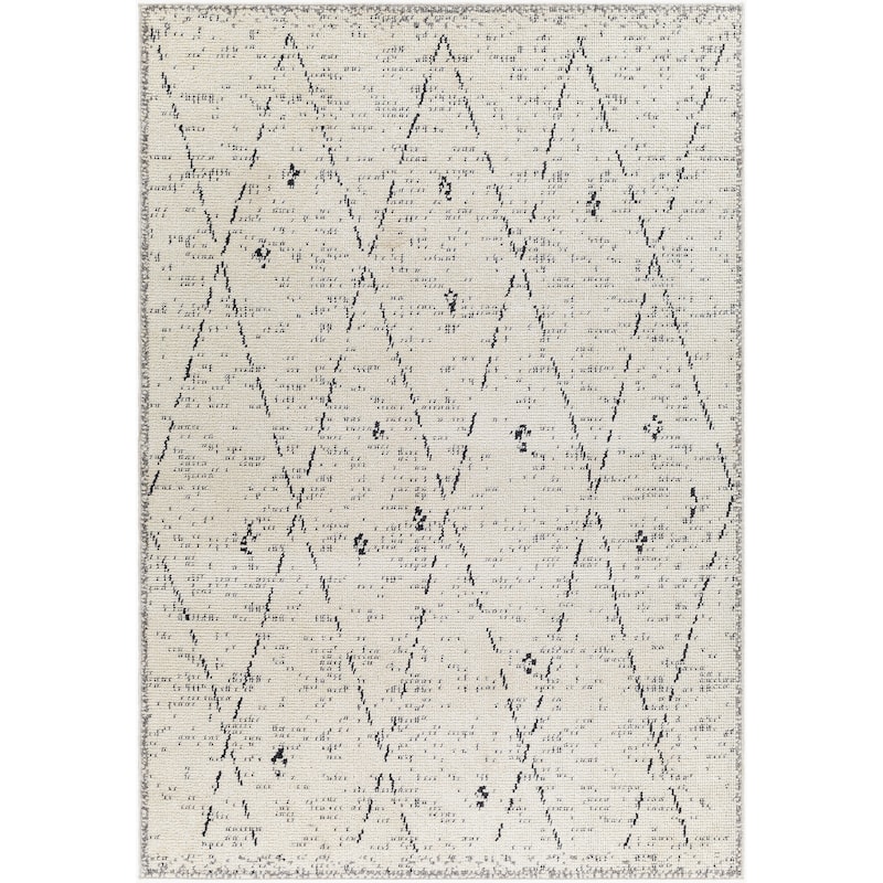 Livabliss Casual La Boheme Diamond Area Rug
