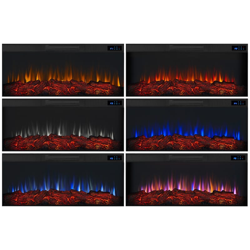 Bristow 66" Landscape Electric Fireplace by Real Flame