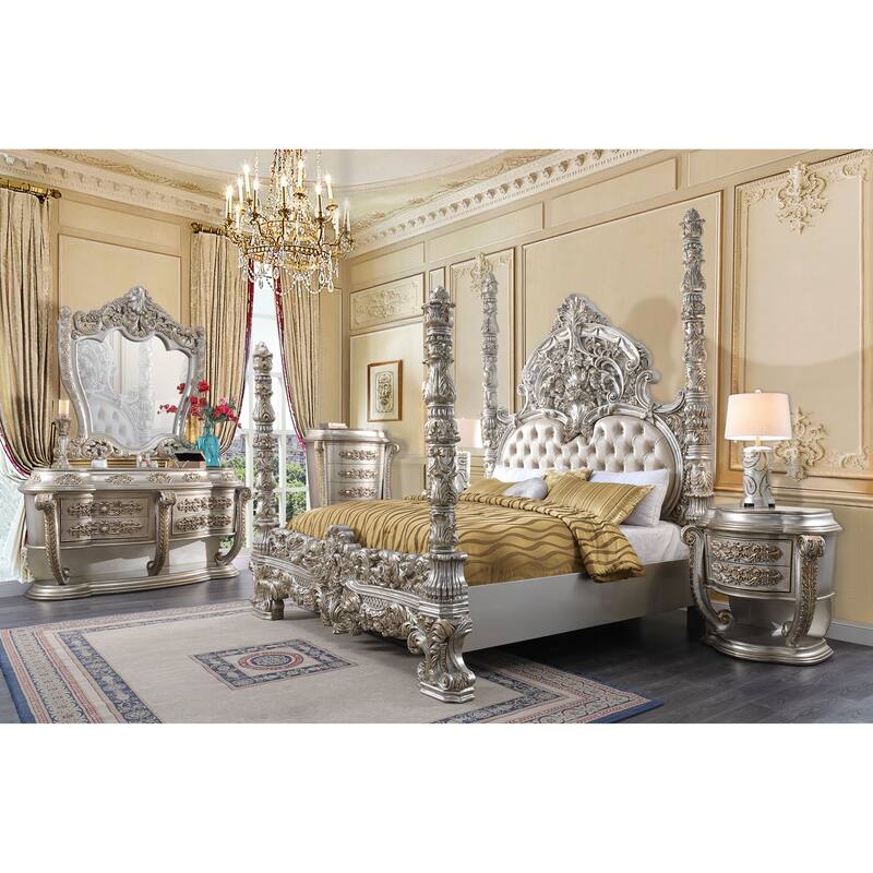 Davies Champagne and Gold 4-Drawer Dresser