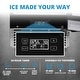 preview thumbnail 5 of 3, Newair 15 in. Undercounter 80 lbs. per day Clear Ice Cube Maker, Built-in or Freestanding