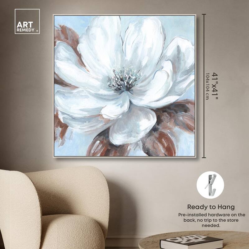 Delicate Blooms I Canvas by Art Remedy