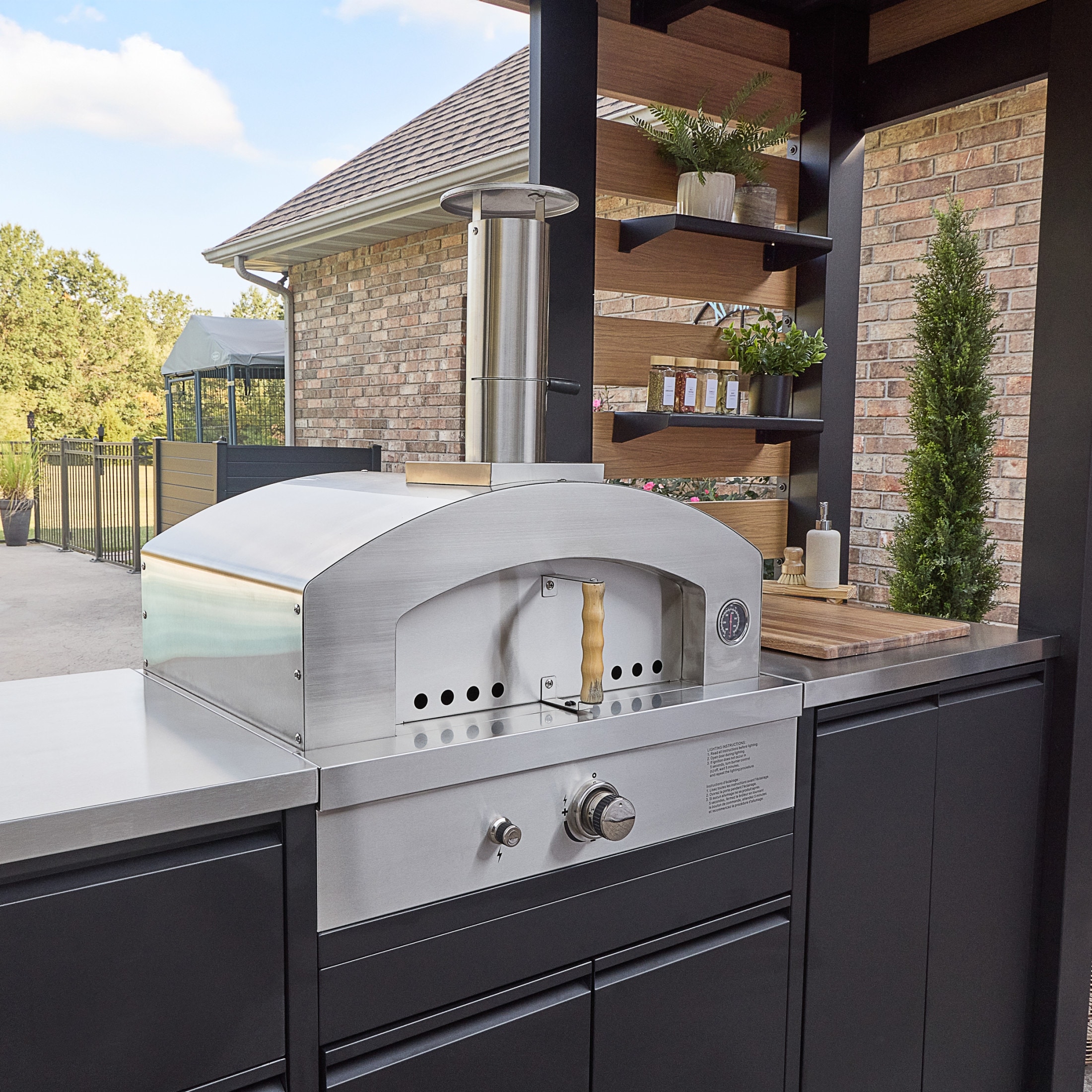 Backyard Discovery Fusion Flame 2 Outdoor Kitchen, Grill, Pizza