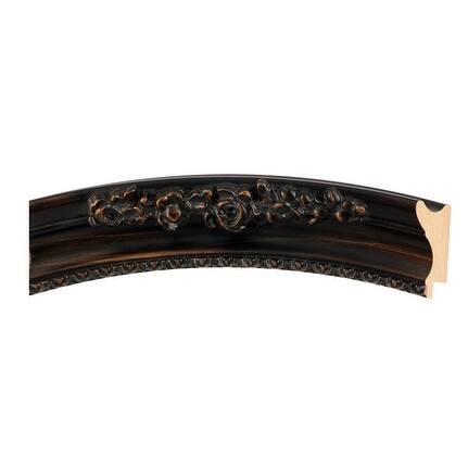 Versailles Framed Rectangle Mirror in Rubbed Bronze