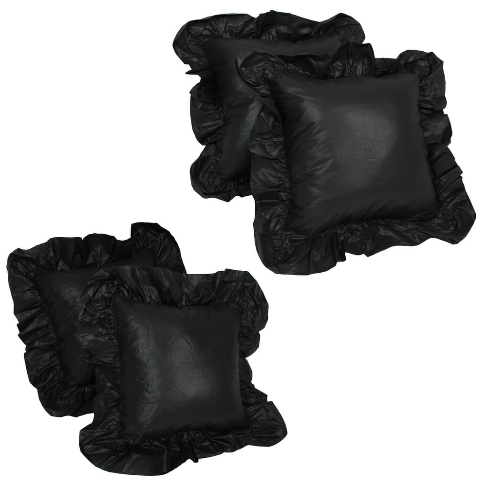 Blazing Needles Chintz 12-inch Throw Pillow (Set of 4)