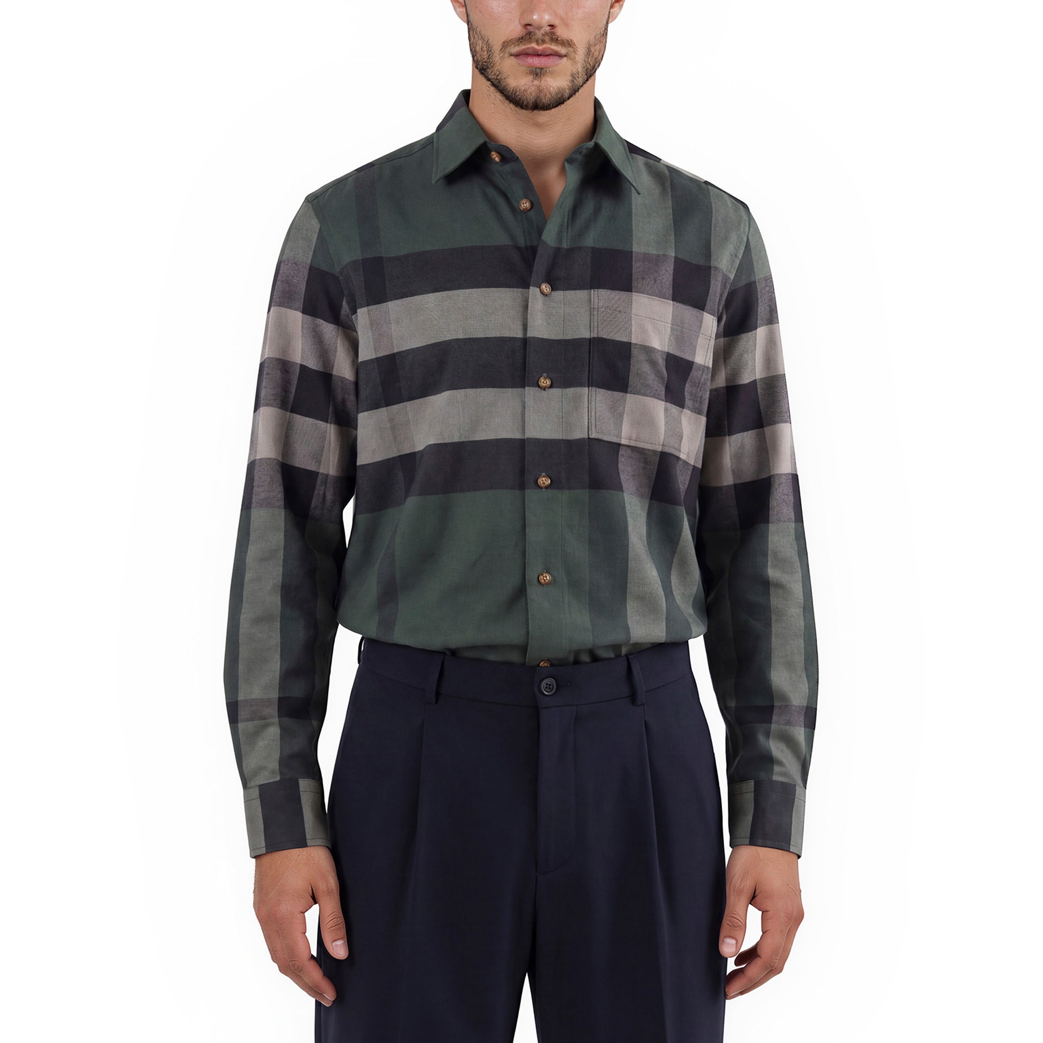 Burberry Men's Claverdon Check Shirt