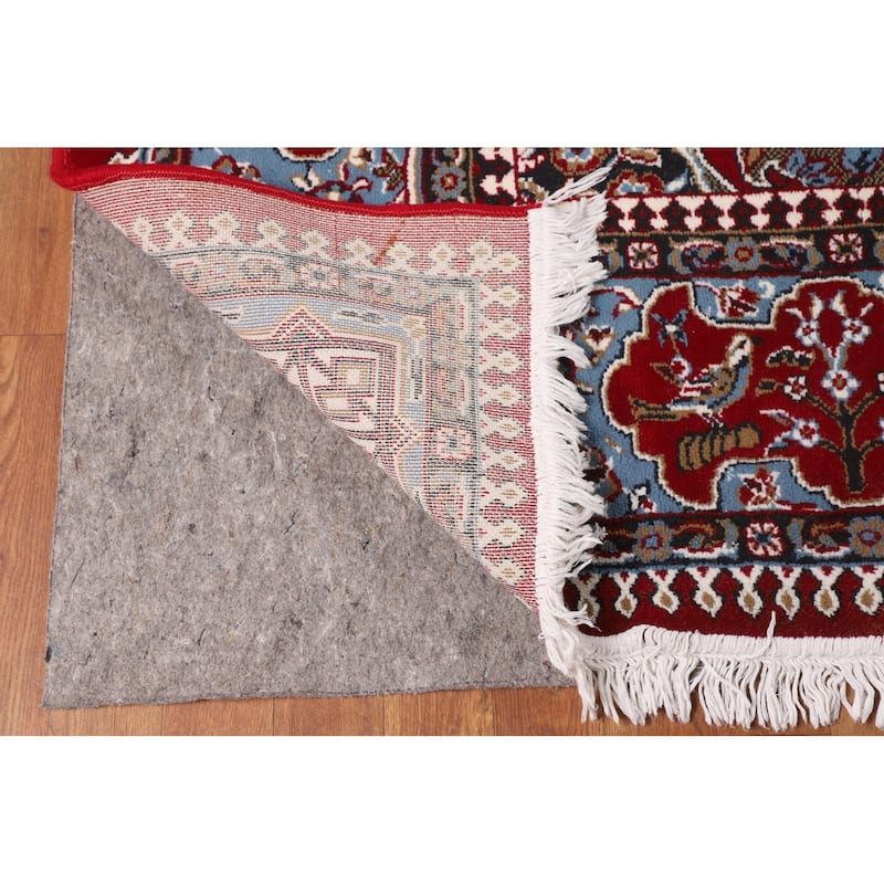 Animal Design Floral Kashan Turkish Area Rug Machine Made Carpet - 9'9" x 12'8"