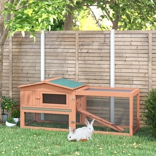 Real Rabbit Hutch Pawhut 62