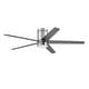 preview thumbnail 17 of 41, 52" Honeywell Graceshire Contemporary Ceiling Fan with Color Changing LED Light, Remote Control, Flush Mount, Dual Finish Blades