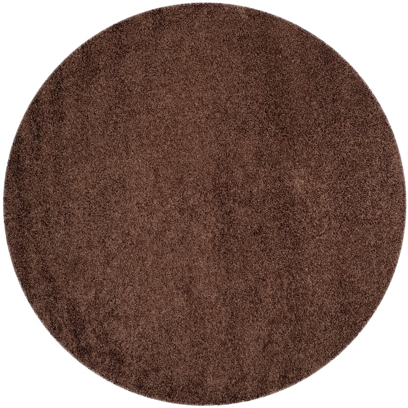 SAFAVIEH Laguna Shag Verdiana Solid Color 2-inch Thick Rug.