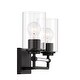 preview thumbnail 11 of 16, Minka Lavery Binsy - 1 Light Bath Vanity in Coal Finish