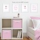 preview thumbnail 3 of 2, Ballerina Dancer Collection Wall Decor Art Prints (Set of 4) - Pink and Purple Lavender Ballet Tutu Dance