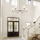 preview thumbnail 23 of 54, Starsky 6-Light Modern Classic Chandelier with White Linen Shades