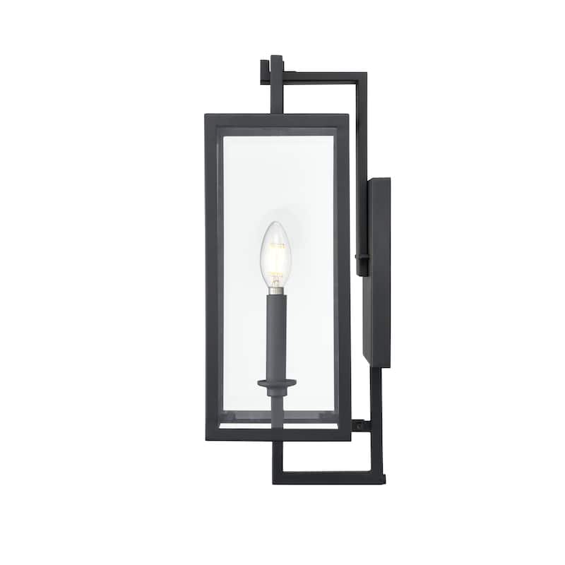 Millennium Lighting Lamont 1 Light Outdoor Wall Sconce in Textured Black
