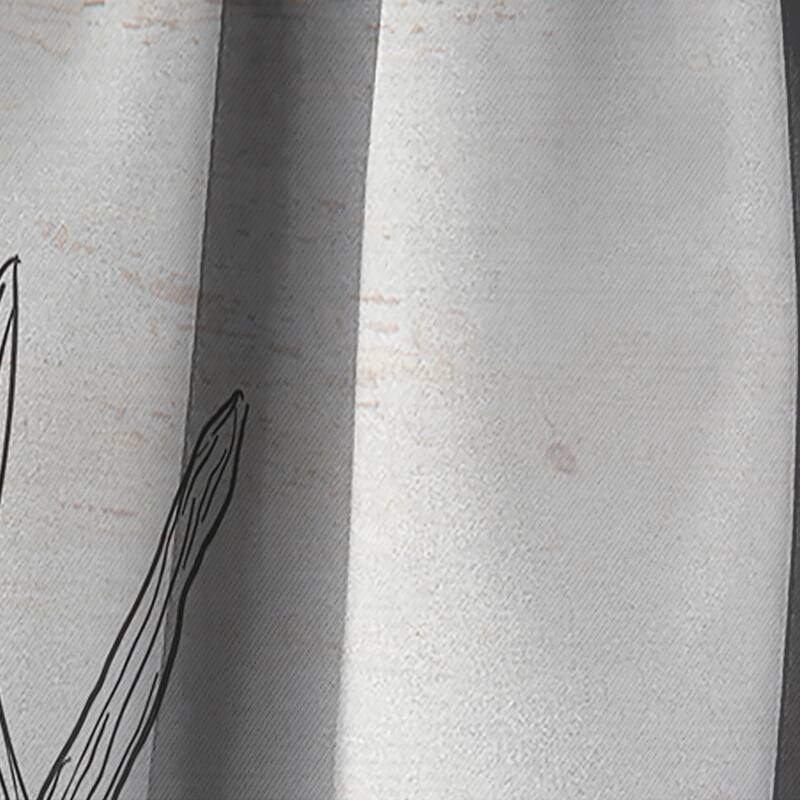 Designart 'Deer Wild and Beautiful IV' Farmhouse Blackout Curtain Single Panel