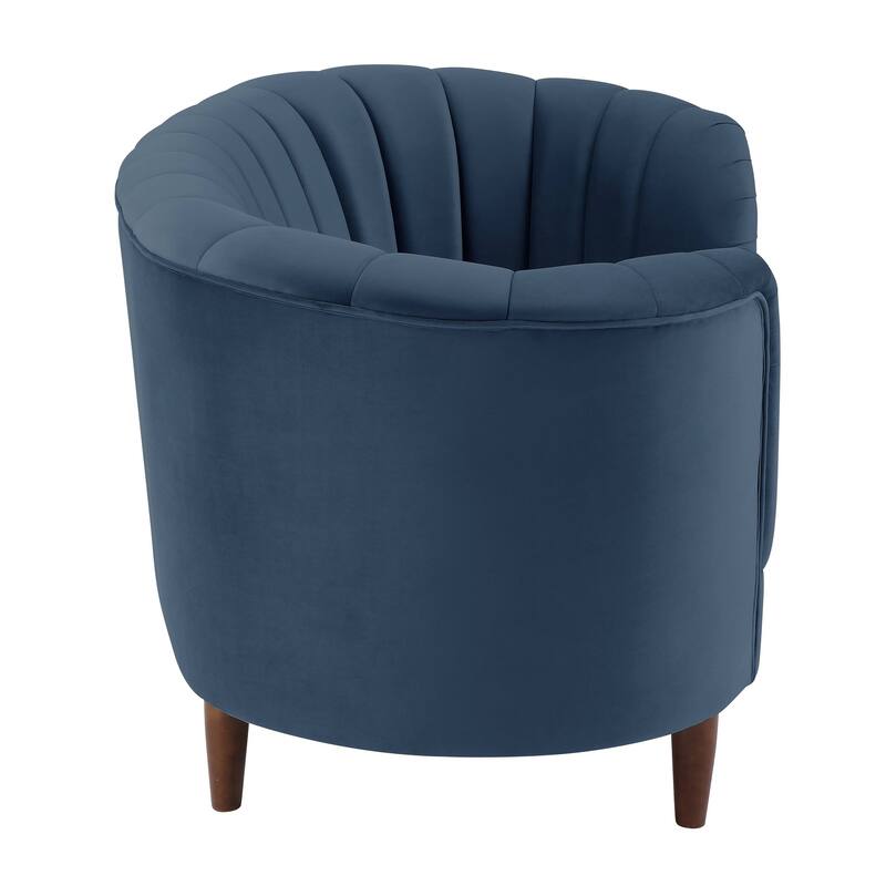 Yanna Tufted Sofa with Wooden Leg