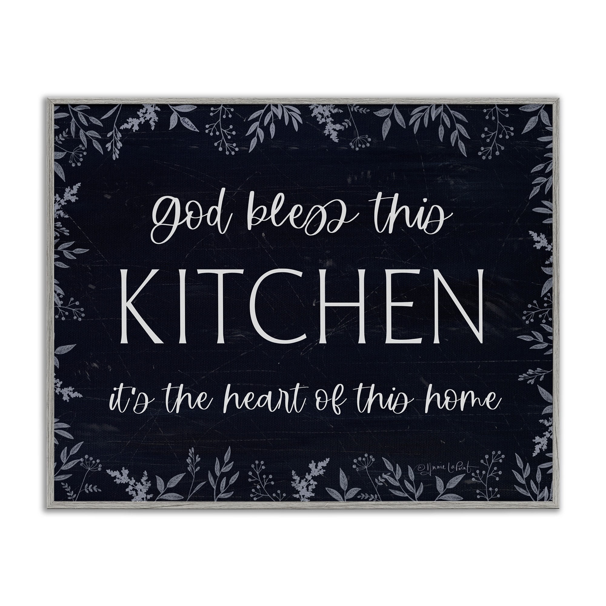 Stupell Kitchen Heart Of This Home Framed Giclee Art Design By Annie LaPoint