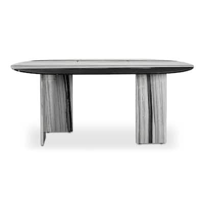 NADAAL STUDIOS Amaryllis, Oval Marble Dining Table - 72"W x40"D x30"H
