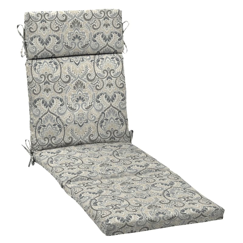 ARDEN Aurora Damask Outdoor Chaise Lounge Cushion