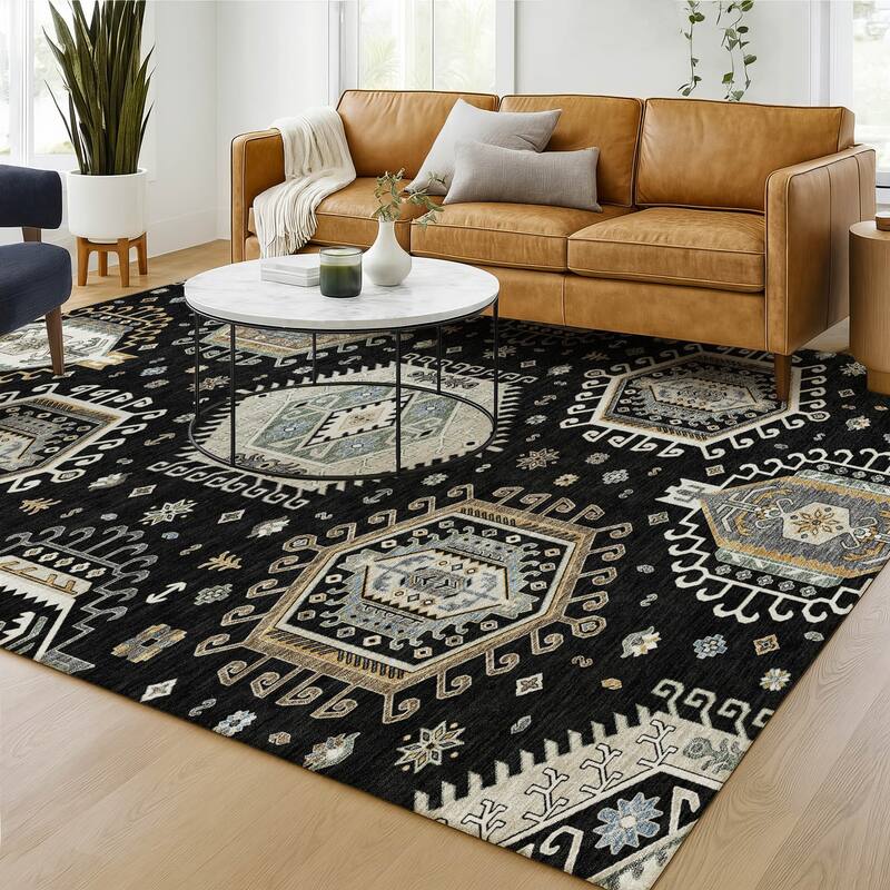 Machine Washable Indoor/ Outdoor Global Akron Chantille Rug