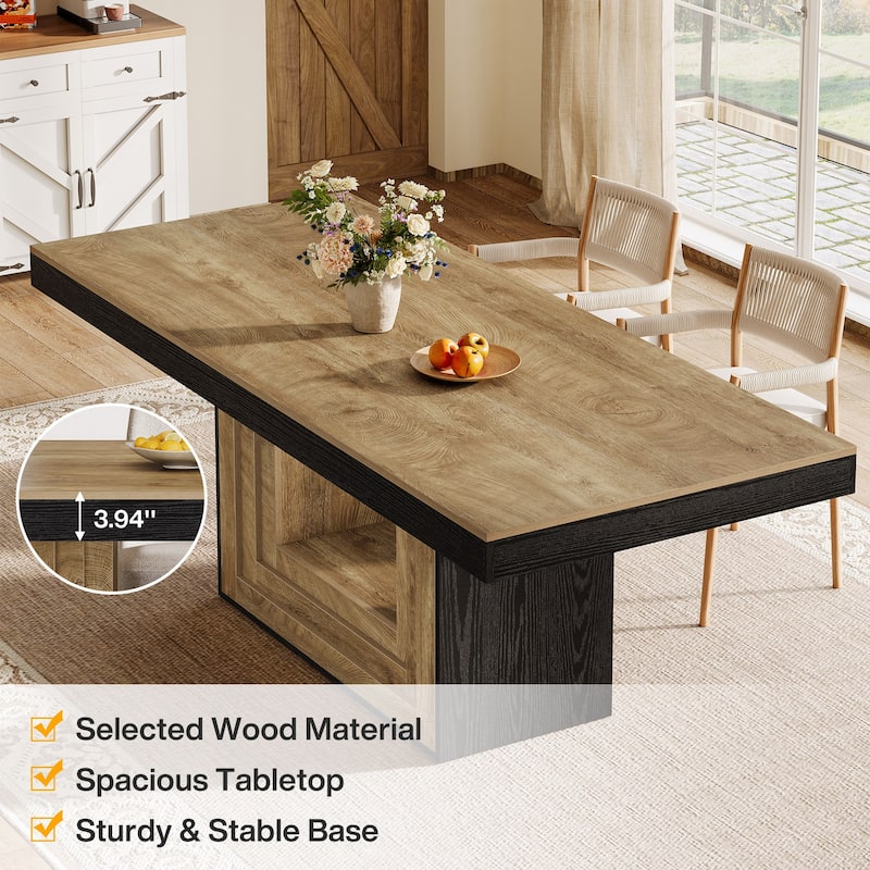 63" Dining Table for 4-6 People