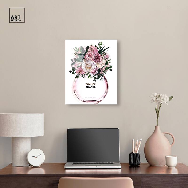 Floral Chance Fragrance Acrylic by Art Remedy, Ready to Hang