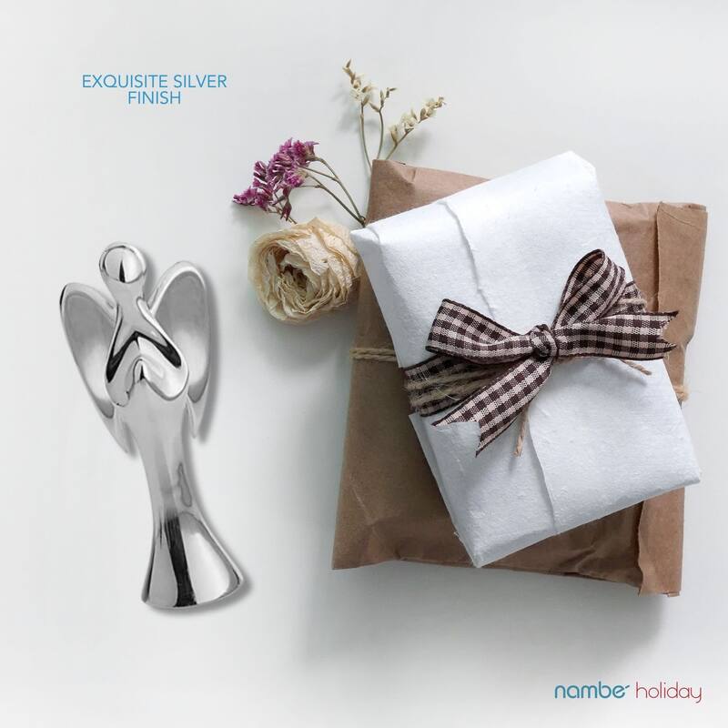 Nambe Miniature Nativity Angel - 5”H