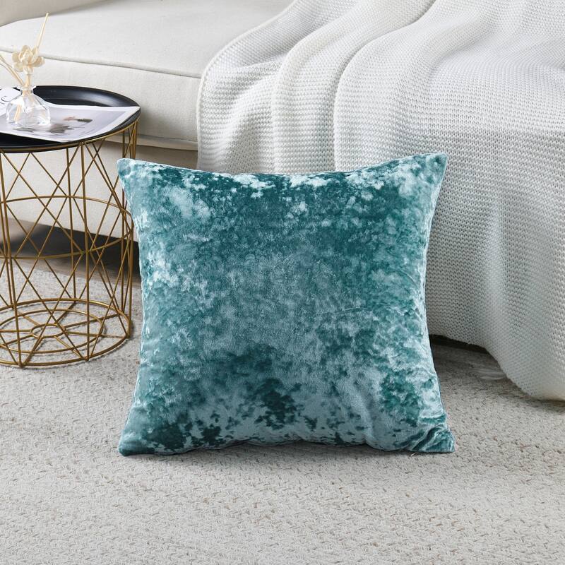 Rancho Crushed Velvet Throw Pillow Cover Set, NO INSERT