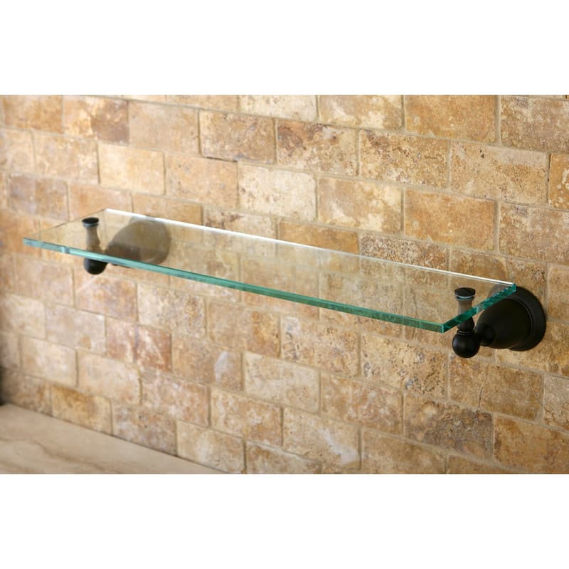 Kingston Brass Oil-rubbed Bronze Bathroom Glass Shelf