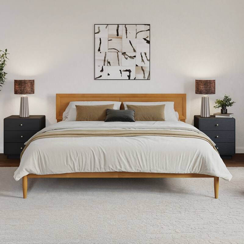 Ellarie Platform Bed with Adjustable Headboard