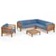 Option Teak Finish + Blue
