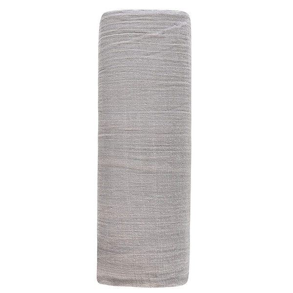 slide 2 of 9, Ely's & Co. Cotton Muslin Swaddle Blanket - 1 Pack - 42"x42" 0-24 months - Silver Grey