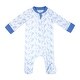 preview thumbnail 1 of 1, Baby Girls Bluebirds Zippered Footed Sleeper 0-3 months