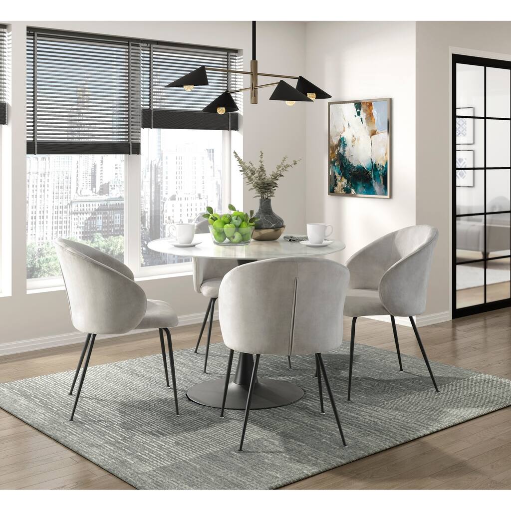 Modern Velvet Accent Chair