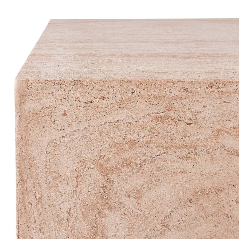 Christopher Knight Home - MGO Brown Rectangular Coffee Table for Indoor and Outdoor Use