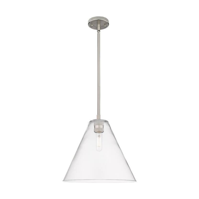Innovations Lighting Downtown Urban - Crown Point - 1 Light 12" Berkshire Stem Hung Pendant