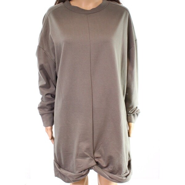 olive green hoodie dress