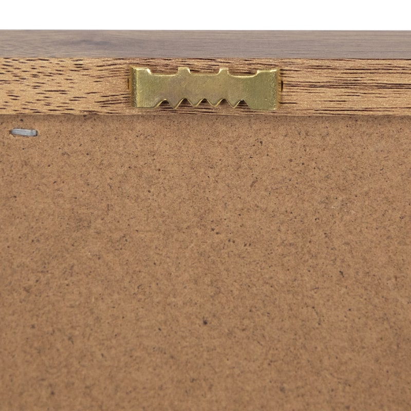 Fern Leaf with Dragonfly Framed Wall Art - 15.75"