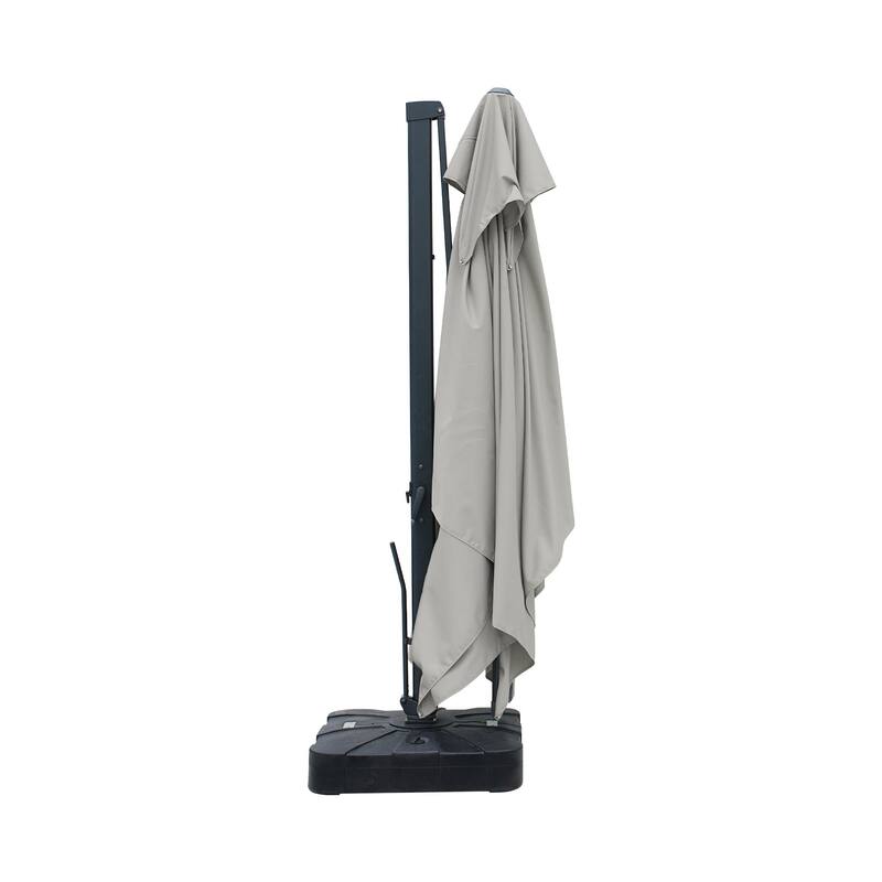 13-Ft Aluminum Dual-Roof Cantilever Umbrella