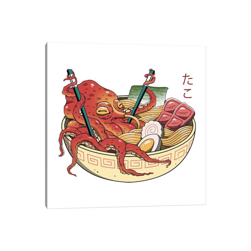 iCanvas "Tako Ramen" by Vincent Trinidad Canvas Print